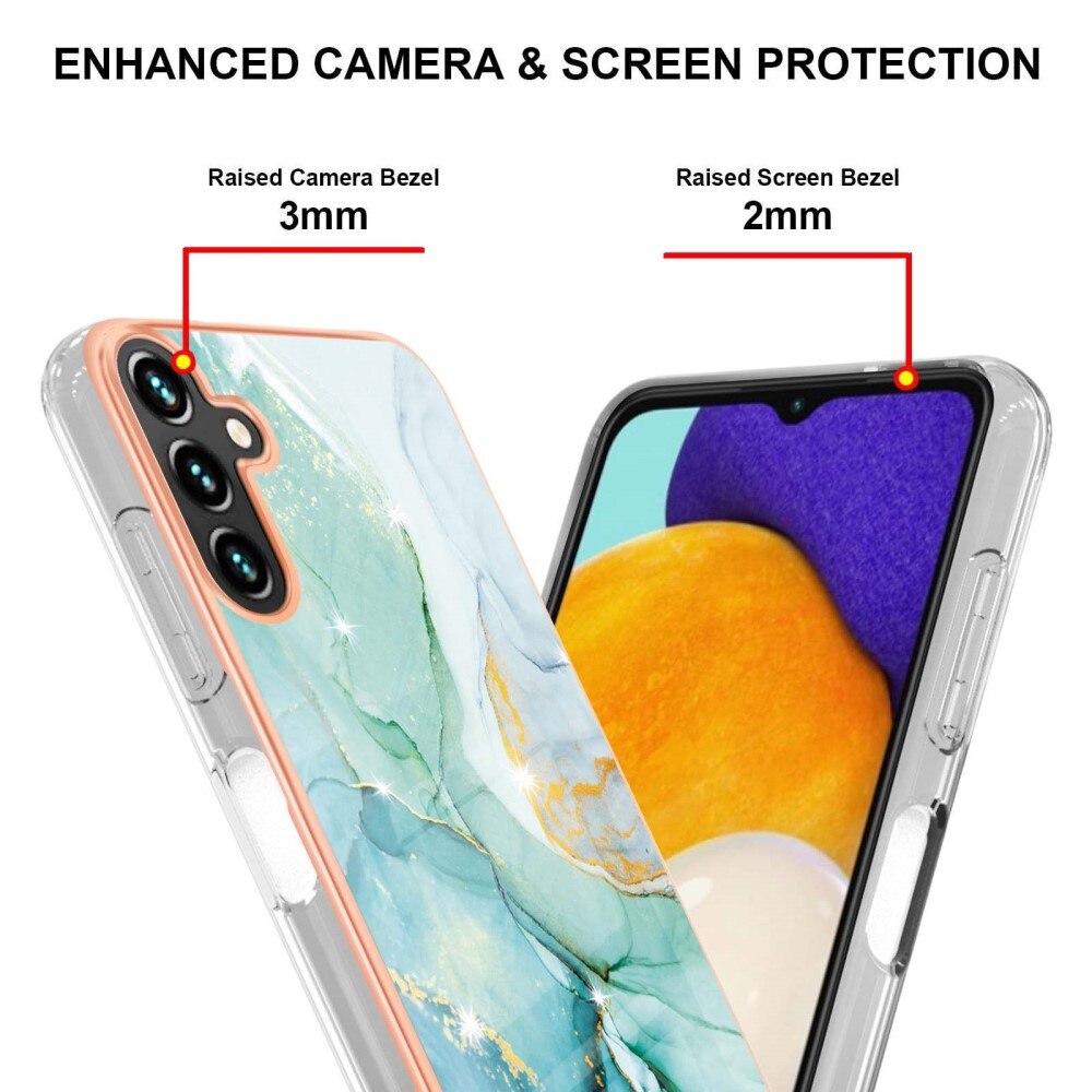 TPU Cover Samsung Galaxy A54 grøn marmor