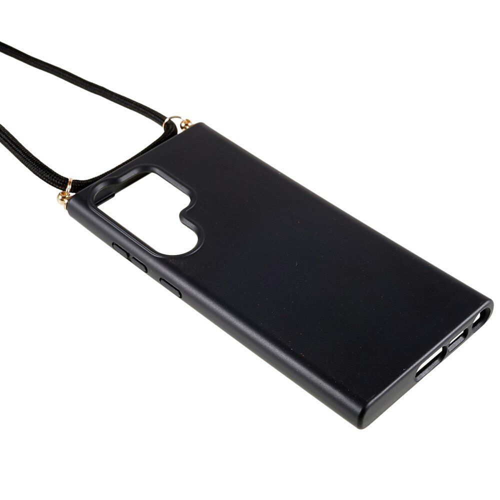Cover halskæde strop Samsung Galaxy S23 Ultra sort