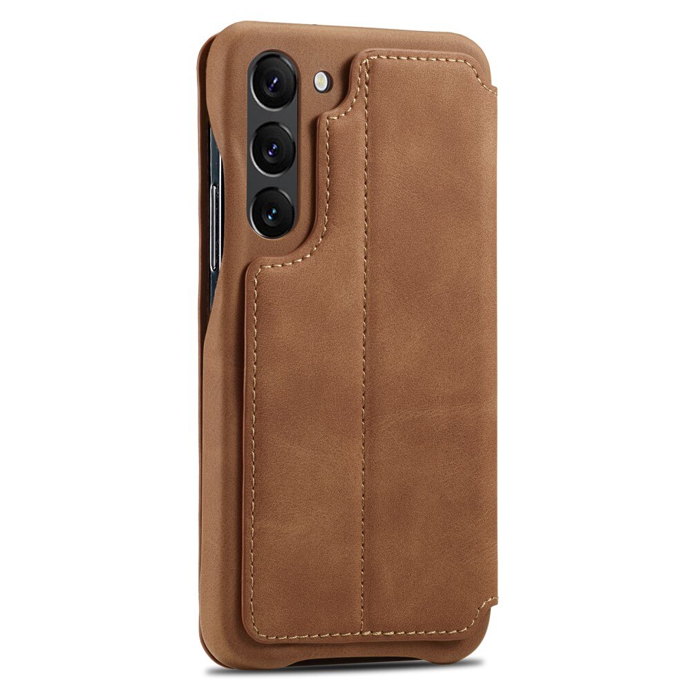 Slim Tegnebogsetui Samsung Galaxy S23 cognac