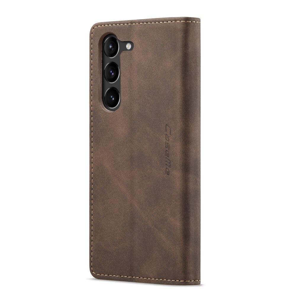 Slim Pung Etui Samsung Galaxy S23 Plus Brun