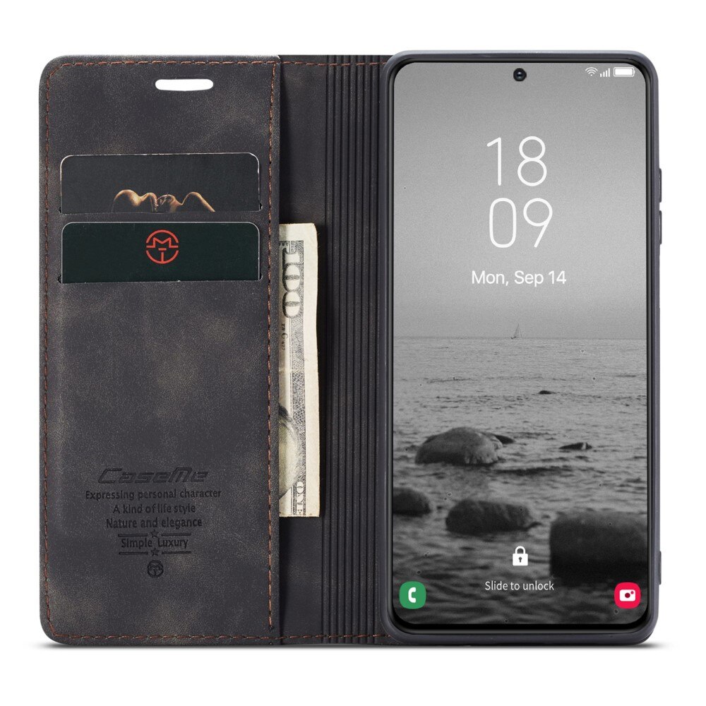 Slim Pung Etui Samsung Galaxy S23 Plus Sort