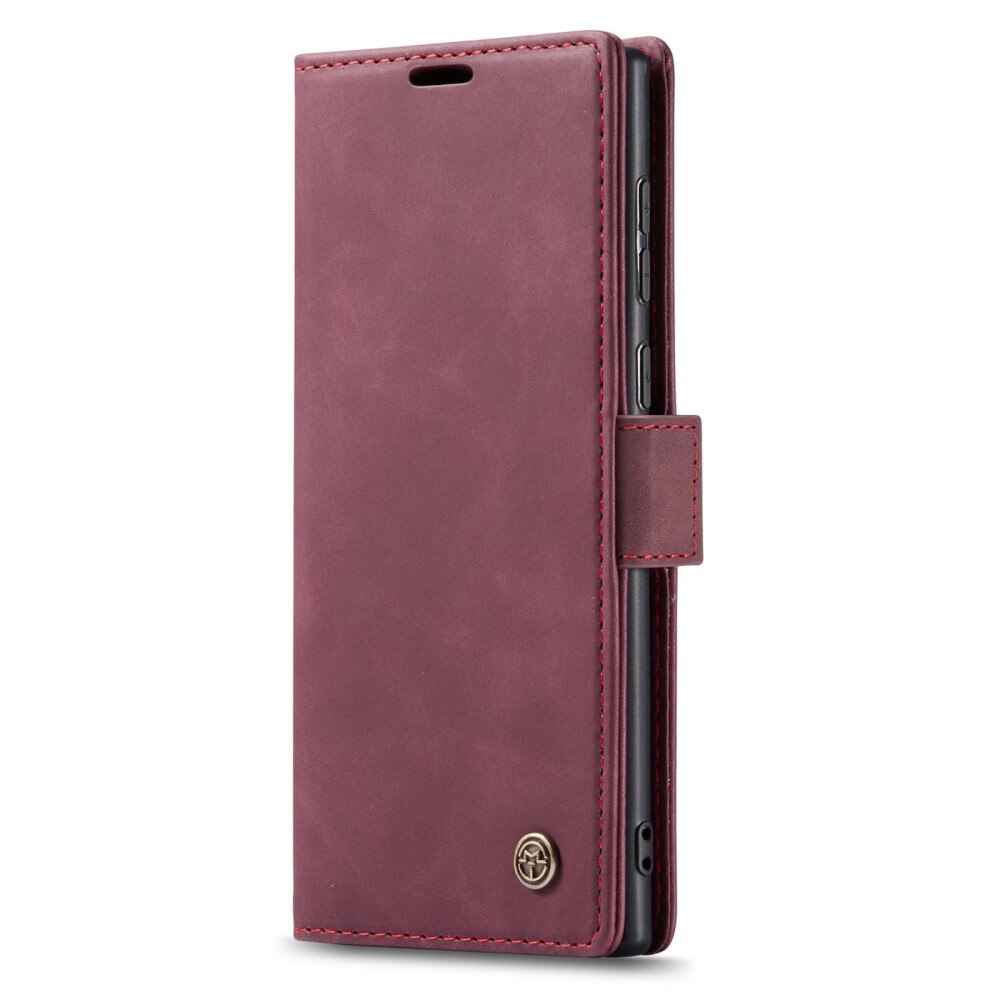 Slim Pung Etui Samsung Galaxy S23 Ultra Rød