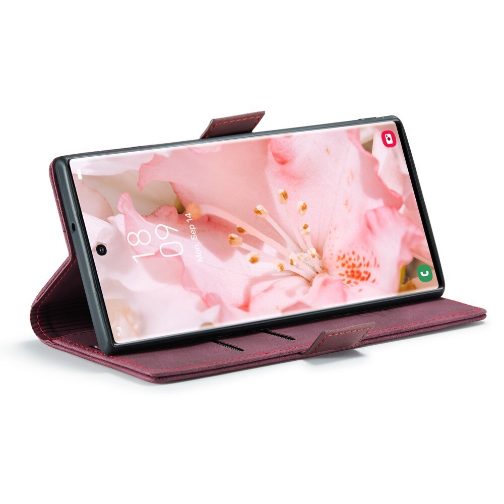 Slim Pung Etui Samsung Galaxy S23 Ultra Rød