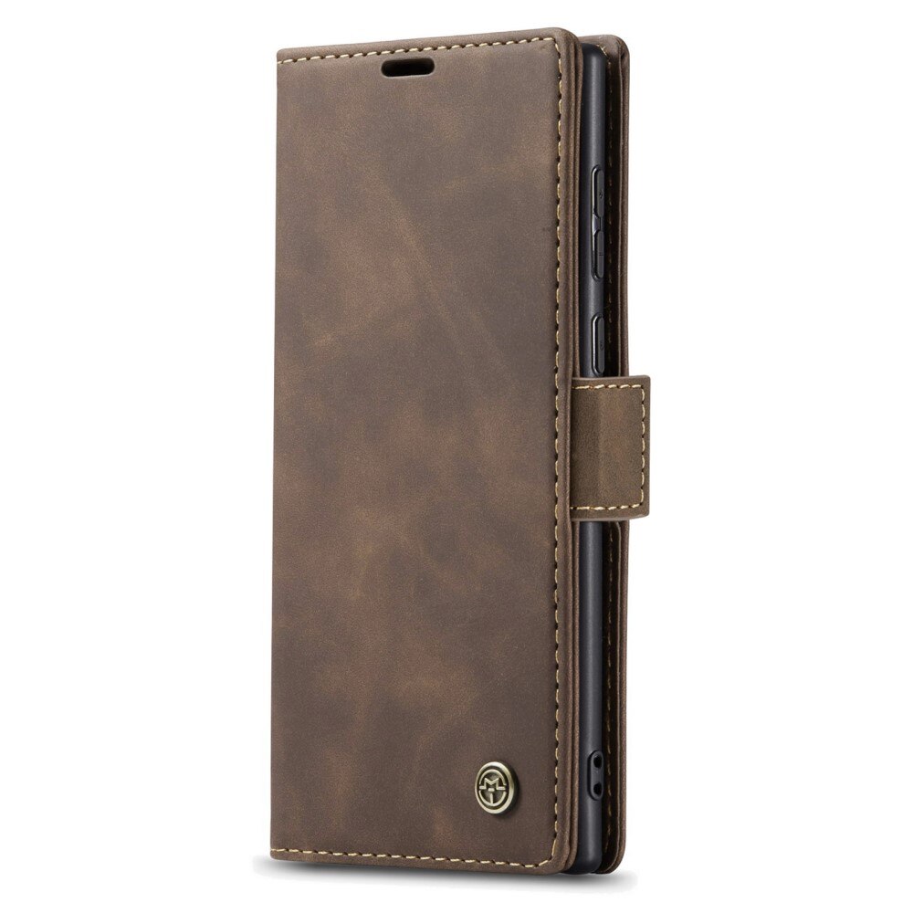 Slim Pung Etui Samsung Galaxy S23 Ultra Brun