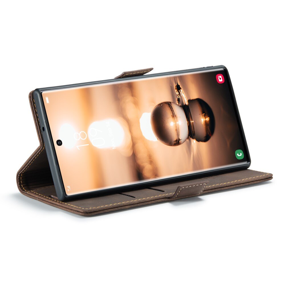 Slim Pung Etui Samsung Galaxy S23 Ultra Brun