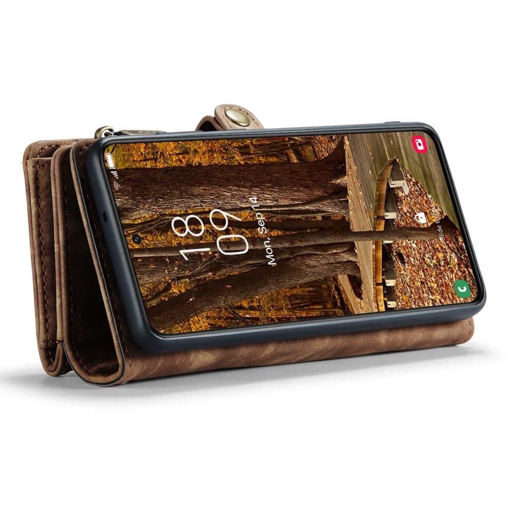 Multi-slot Mobiltaske Samsung Galaxy S23 brun