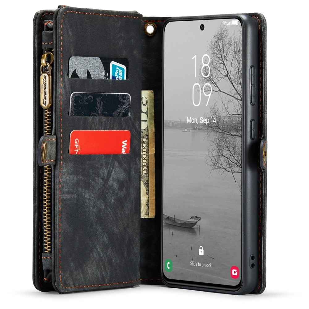 Multi-slot Mobiltaske Samsung Galaxy S23 Plus Grå
