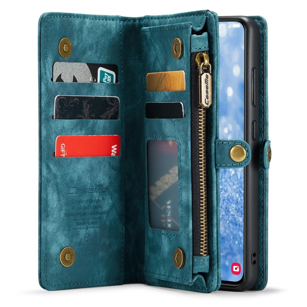 Multi-slot Mobiltaske Samsung Galaxy S23 Plus Blå