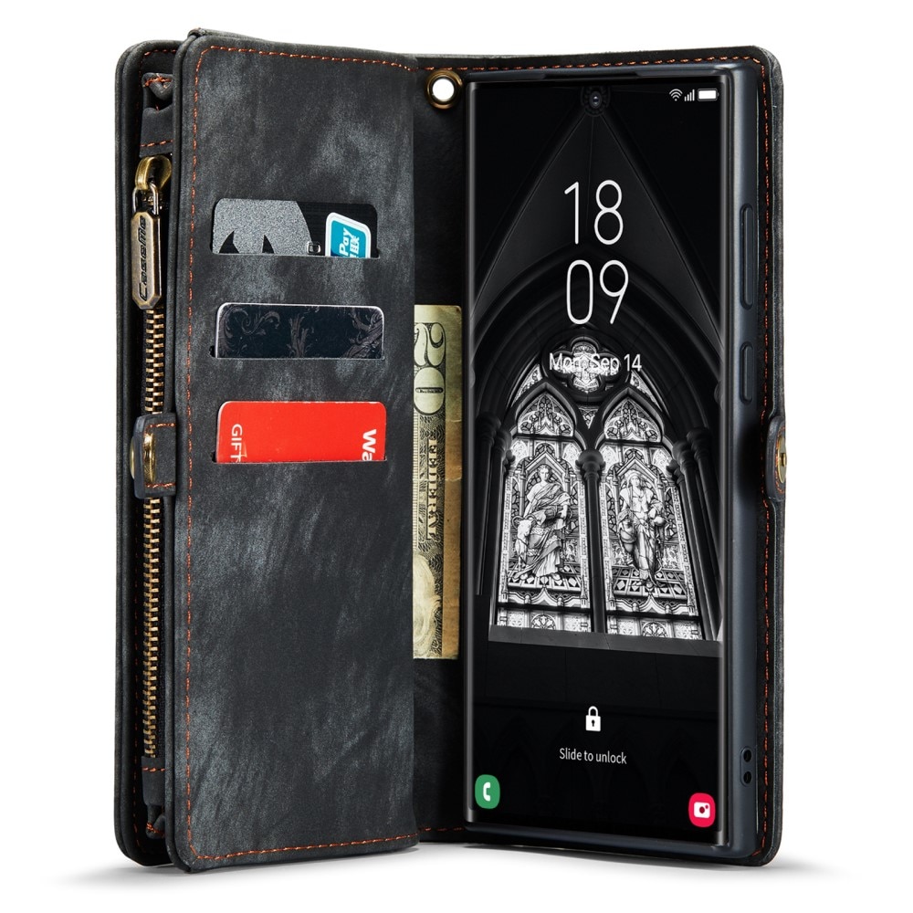 Multi-slot Mobiltaske Samsung Galaxy S23 Ultra grå
