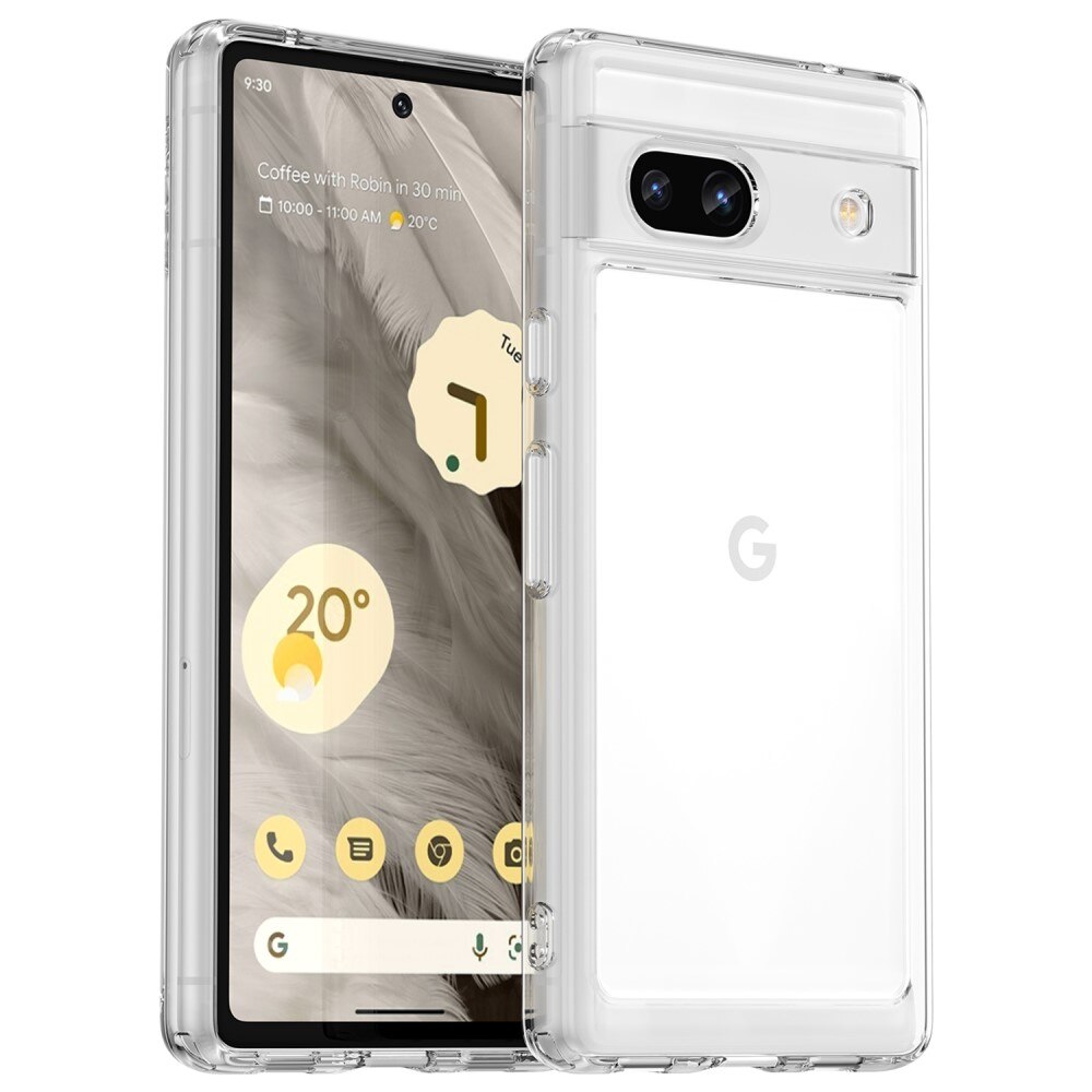 Crystal Hybrid Case Google Pixel 7a gennemsigtig