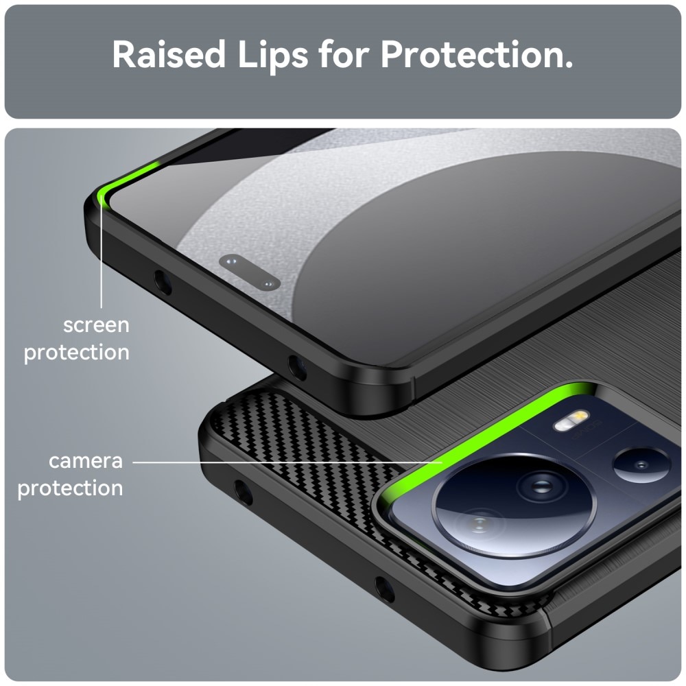 Xiaomi 13 Lite Cover TPU Brushed Sort
