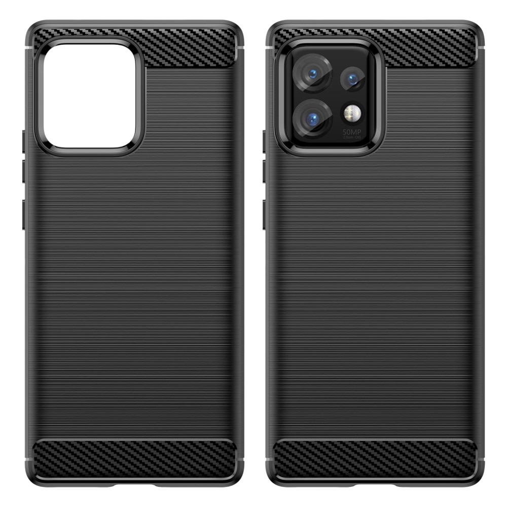 Motorola Edge 40 Pro Cover TPU Brushed Black