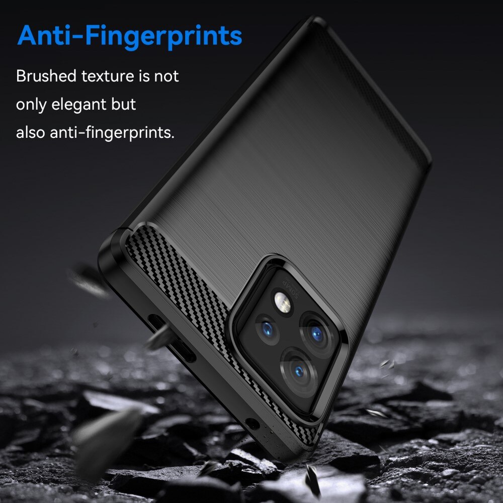 Motorola Edge 40 Pro Cover TPU Brushed Black