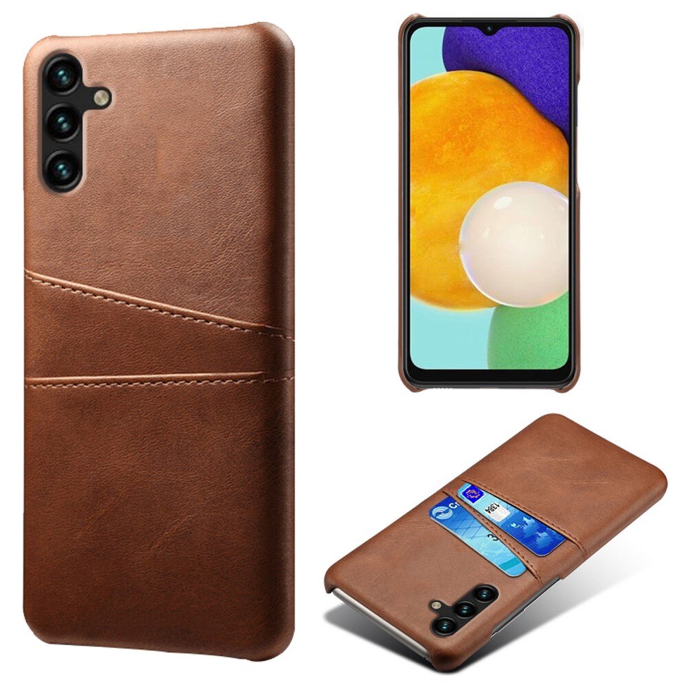 Card Slots Case Samsung Galaxy A54 Brun