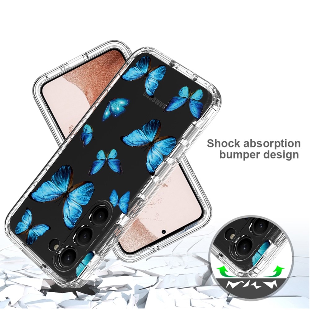 Full Cover Case Samsung Galaxy S23 sommerfugle