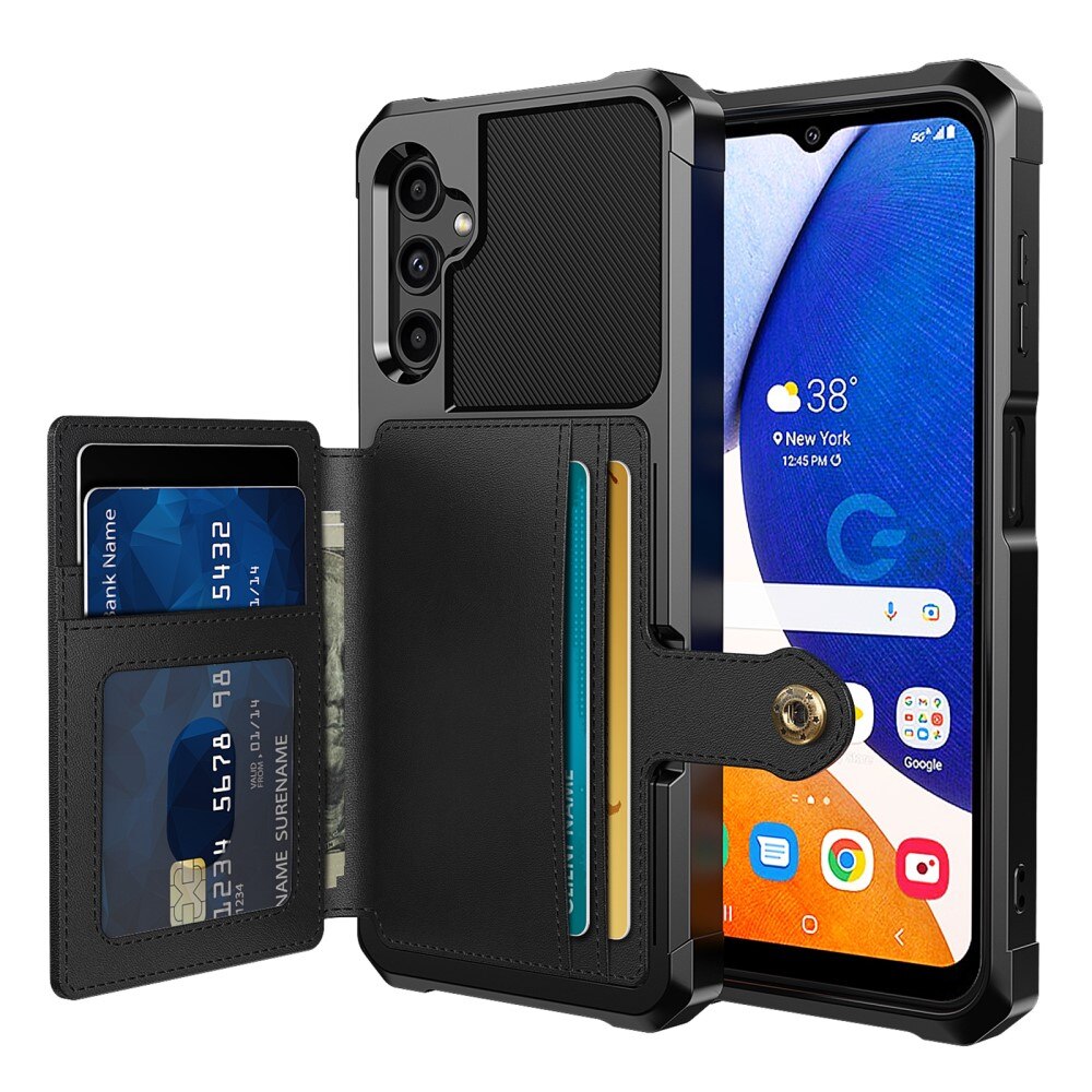 Samsung Galaxy A14 Beskyttelsessæt Cover Tough Multi-slot og Skærmbeskyttelse