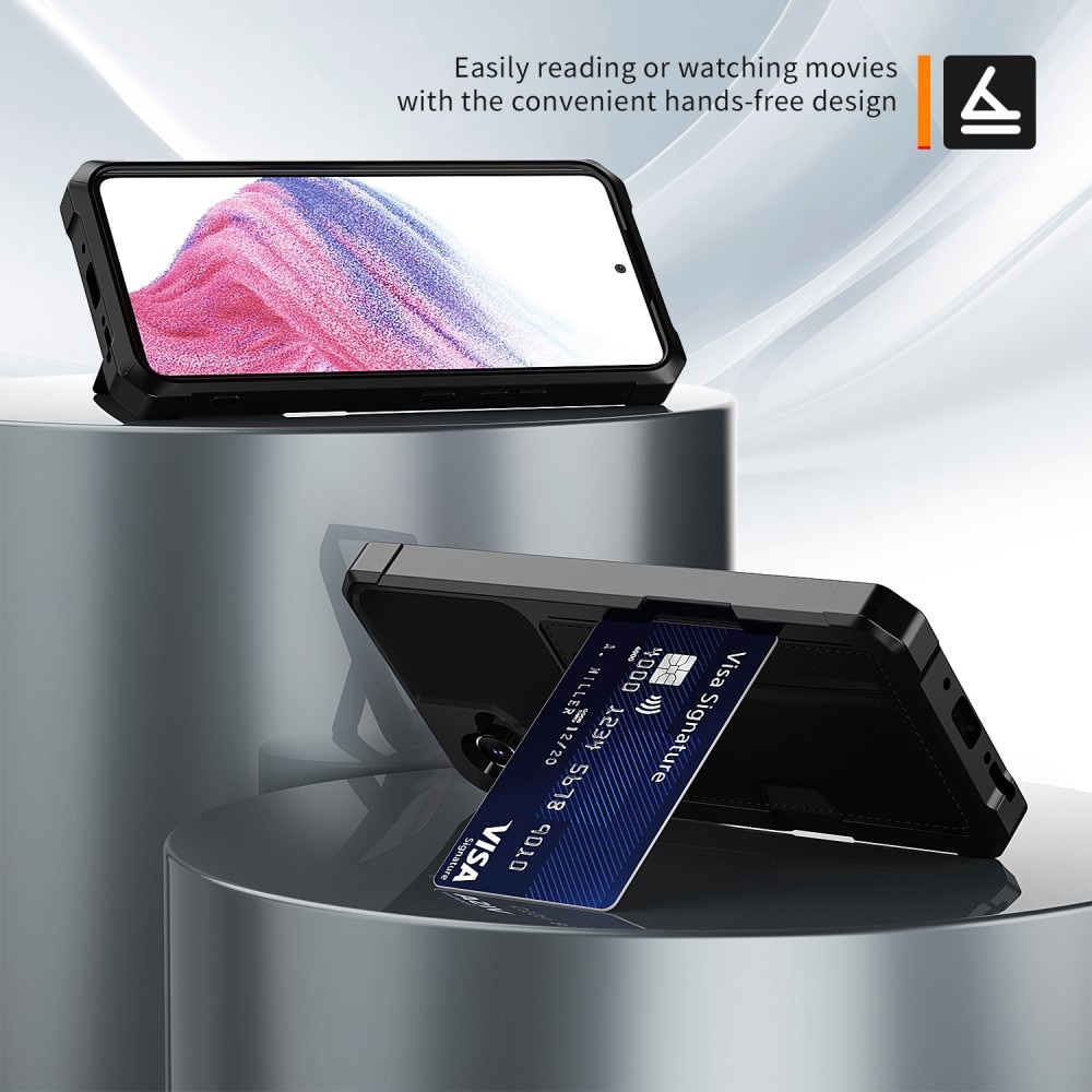 Tough Card Case Samsung Galaxy A54 sort