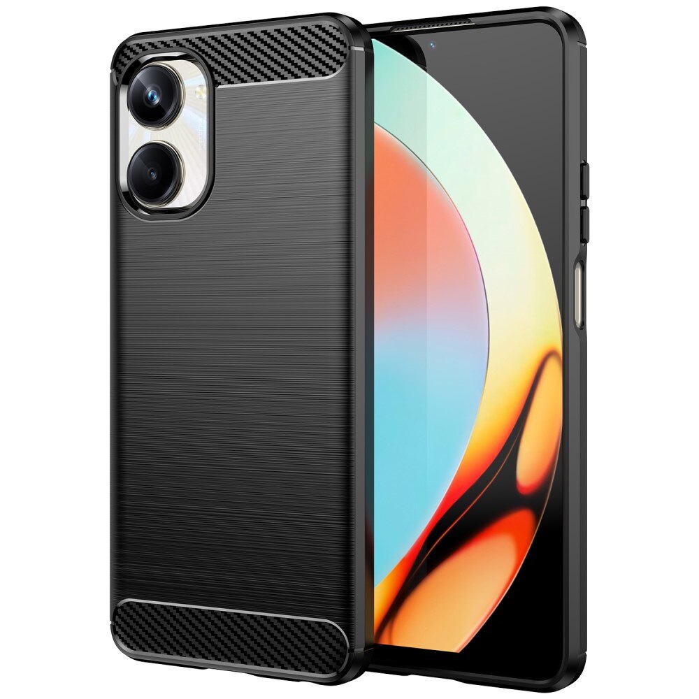 Realme 10 Pro Cover TPU Brushed Black