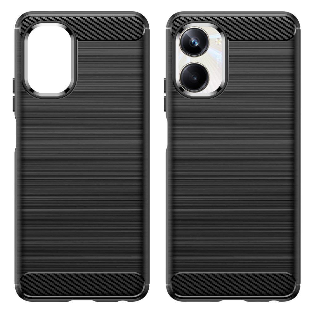 Realme 10 Pro Cover TPU Brushed Sort