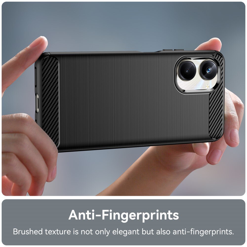 Realme 10 Pro Cover TPU Brushed Sort