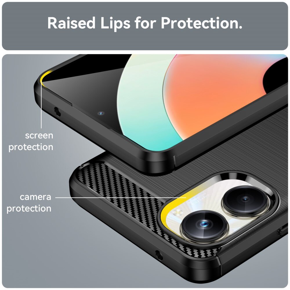 Realme 10 Pro Cover TPU Brushed Black