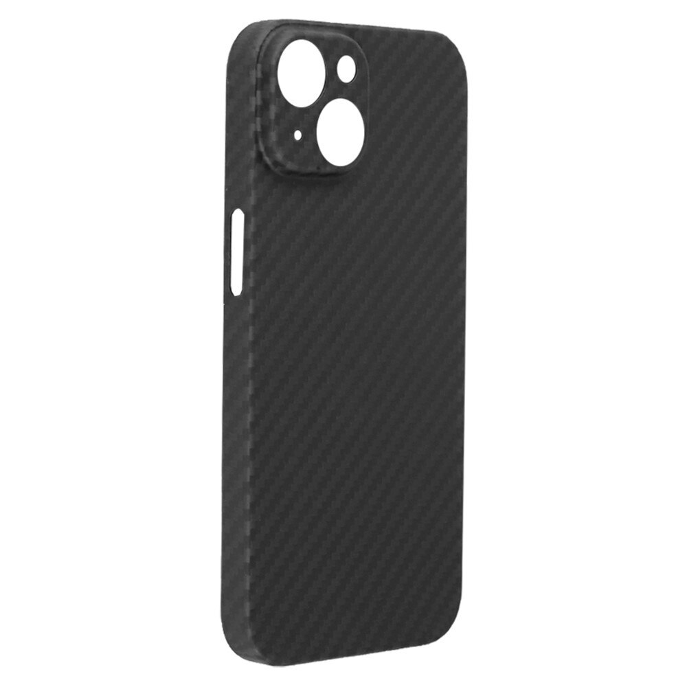 Slim Cover Aramidfiber iPhone 15 sort