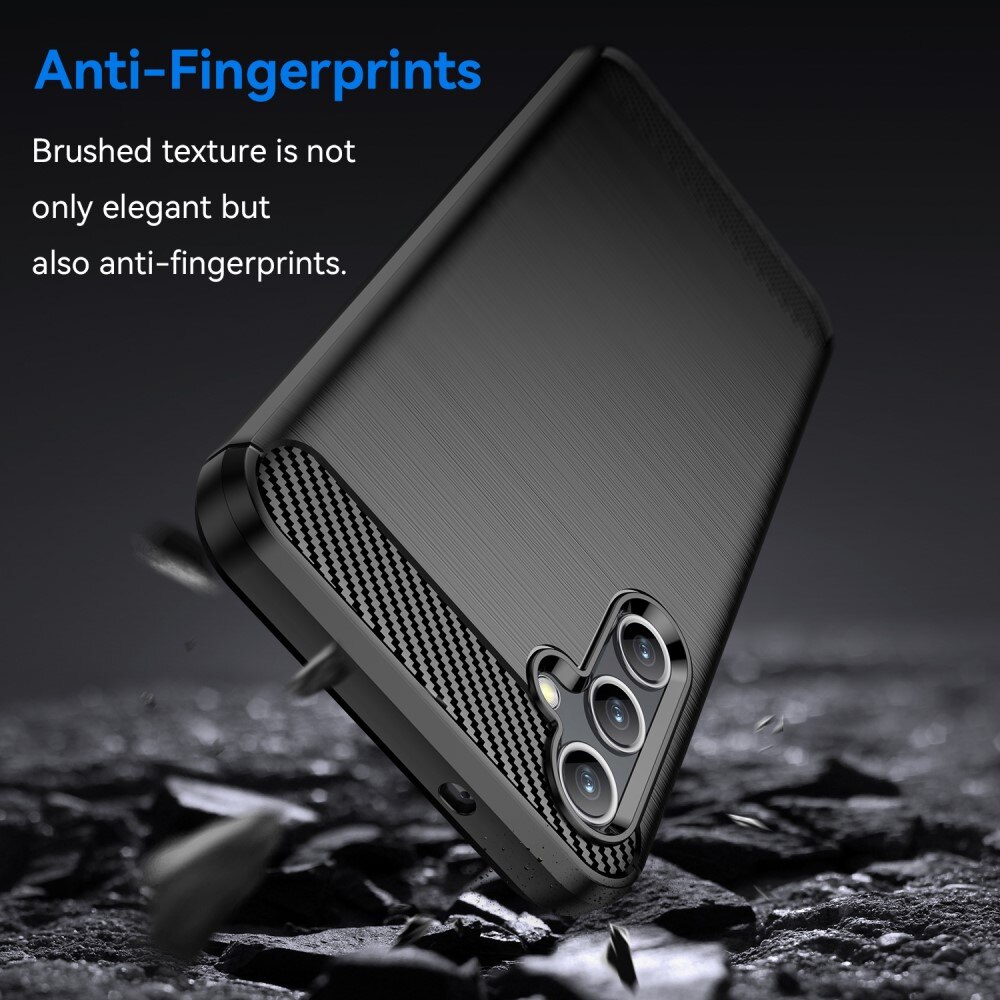Samsung Galaxy A14 Cover TPU Brushed Sort