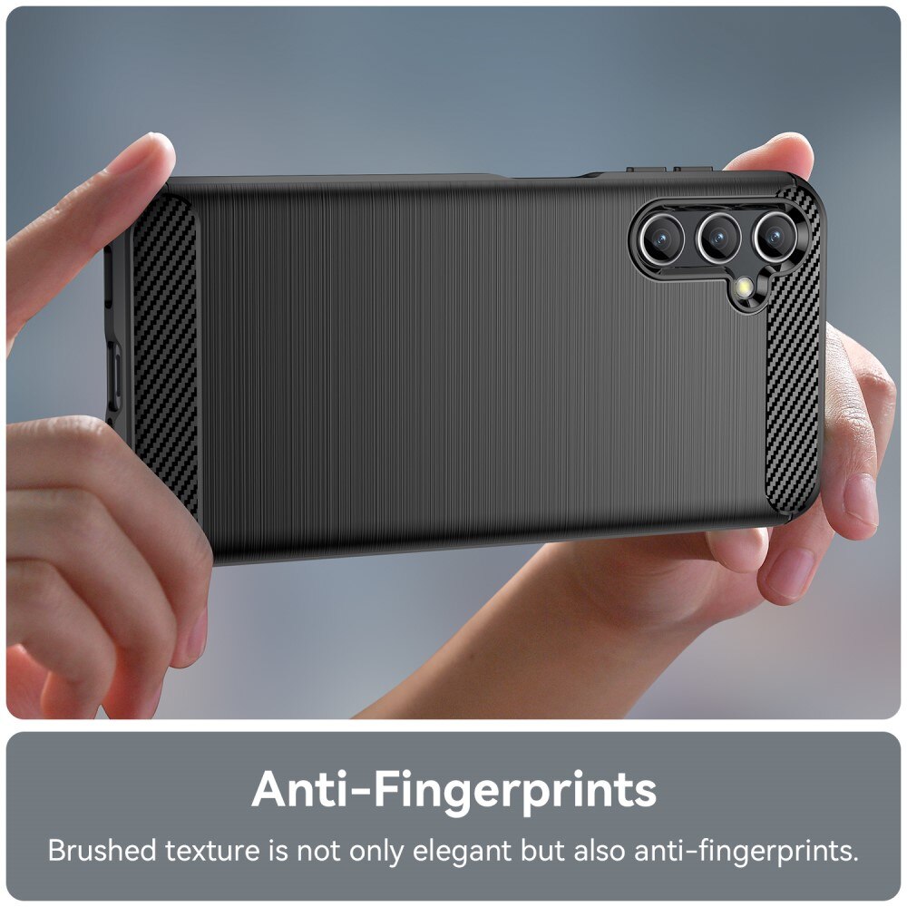 Samsung Galaxy A14 Cover TPU Brushed Sort