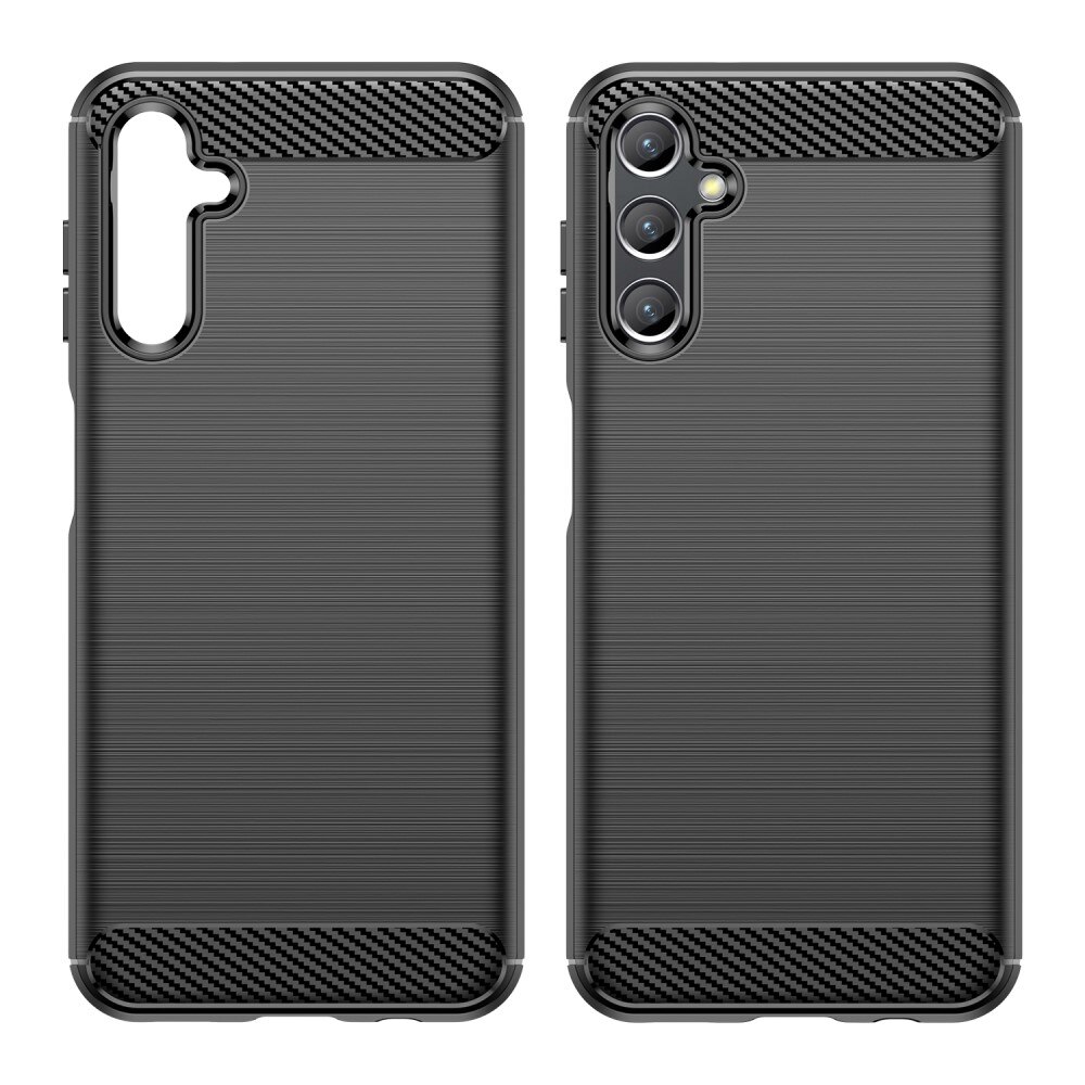 Samsung Galaxy A14 Cover TPU Brushed Sort