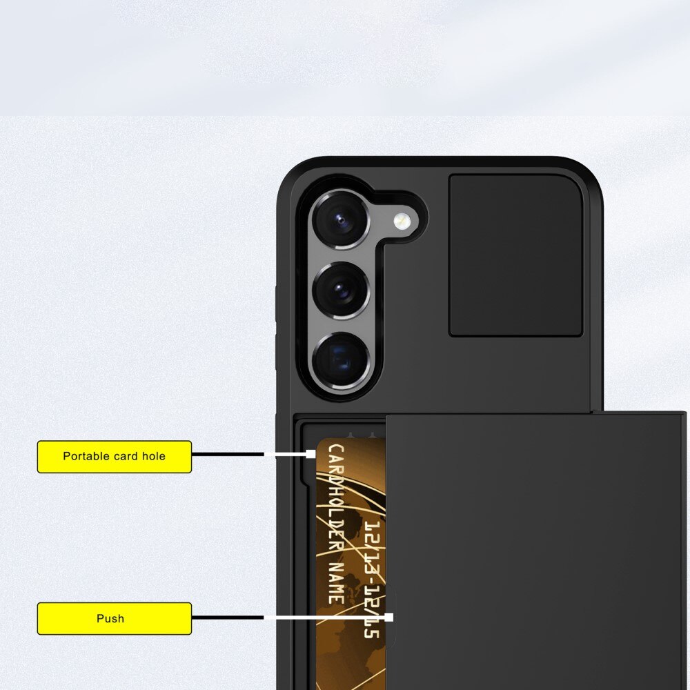 Cover Kortholder Samsung Galaxy S23 Plus Sort