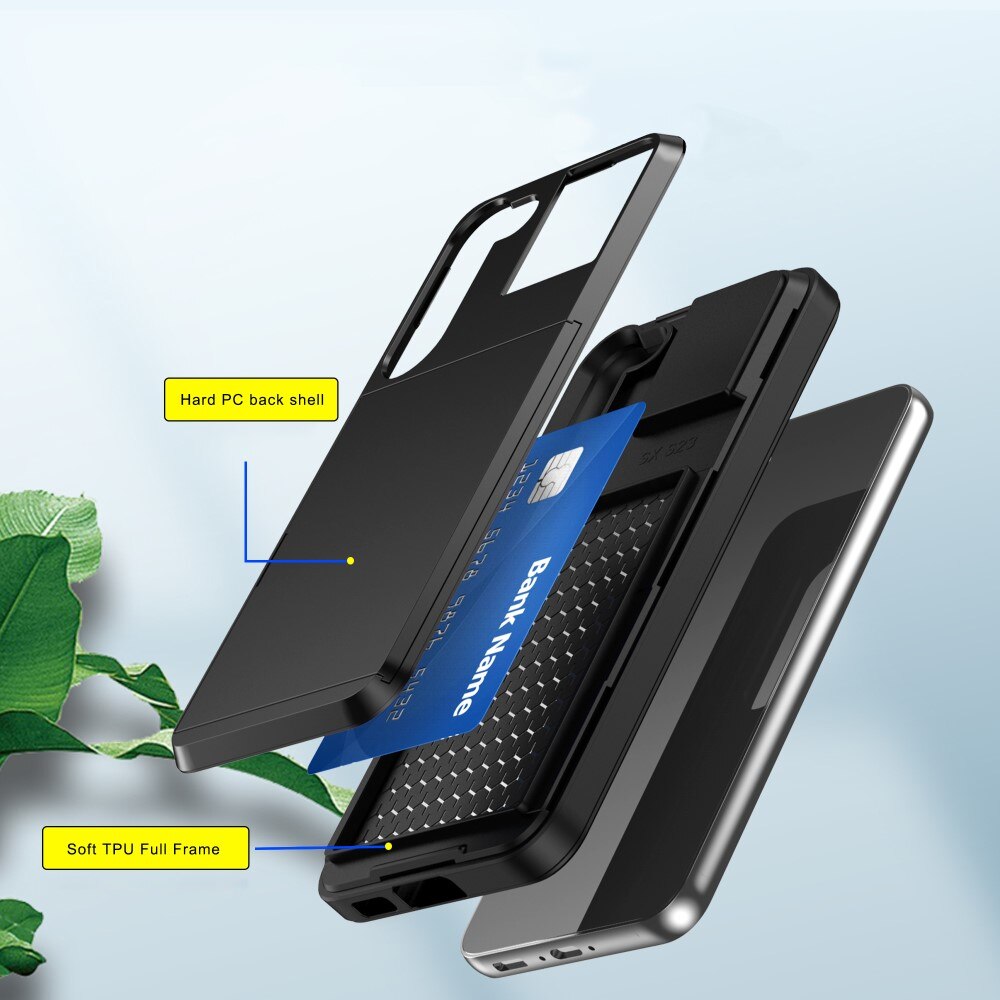 Cover Kortholder Samsung Galaxy S23 Plus Sort