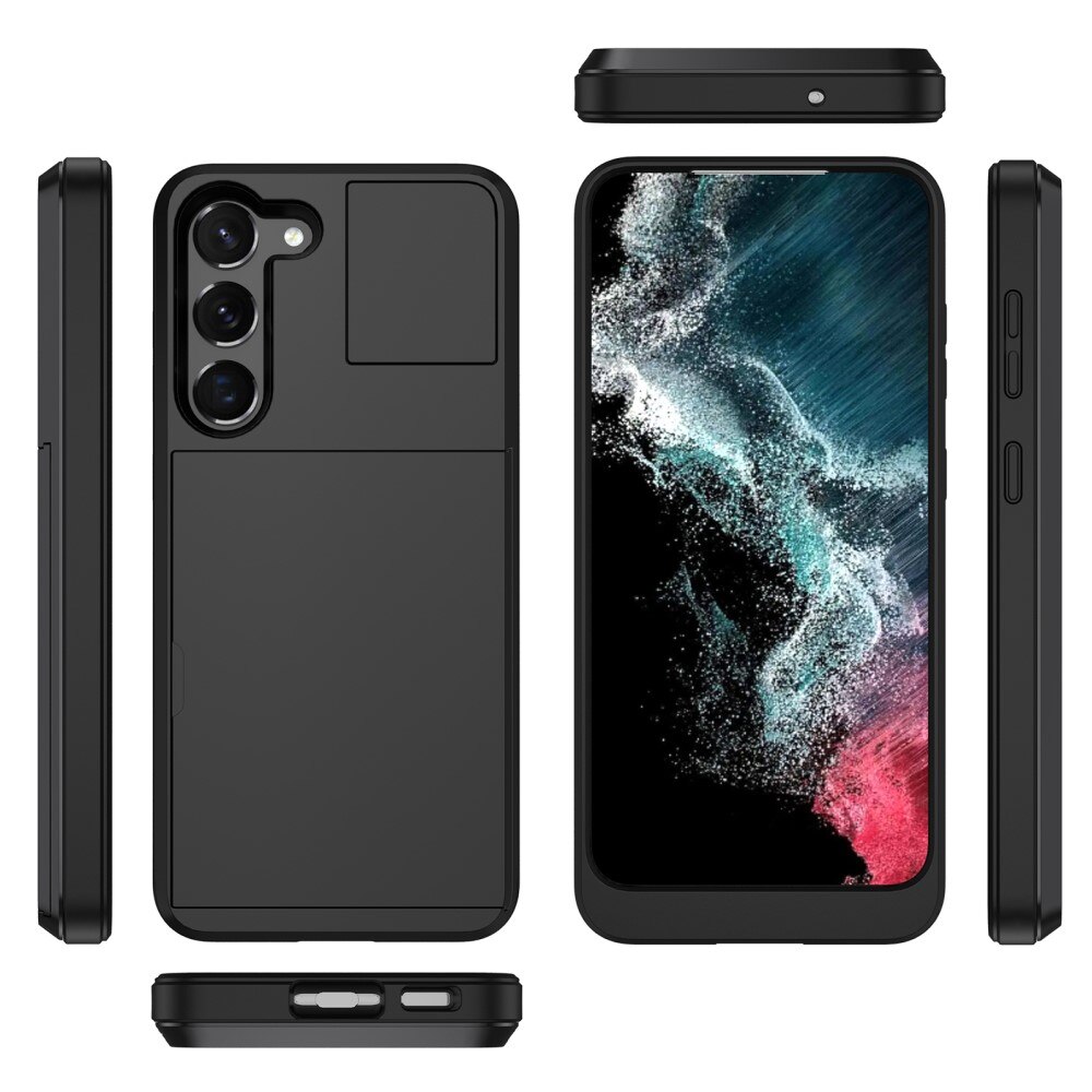 Cover Kortholder Samsung Galaxy S23 Plus Sort
