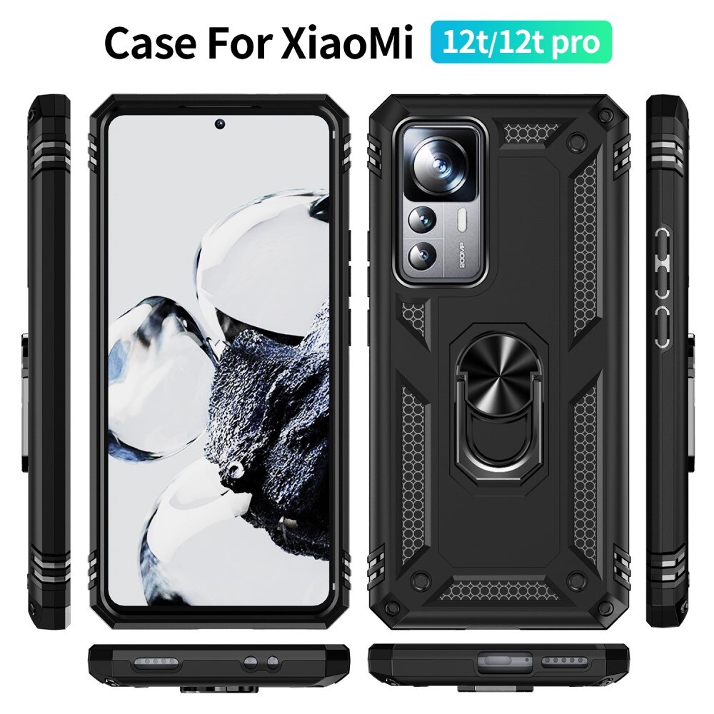 Hybridcover Tech Ring Xiaomi 12T/12T Pro sort