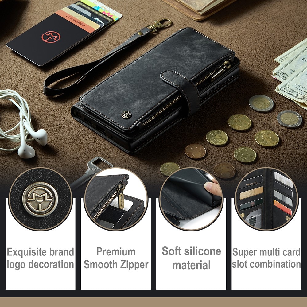 Zipper Wallet Samsung Galaxy A14 sort