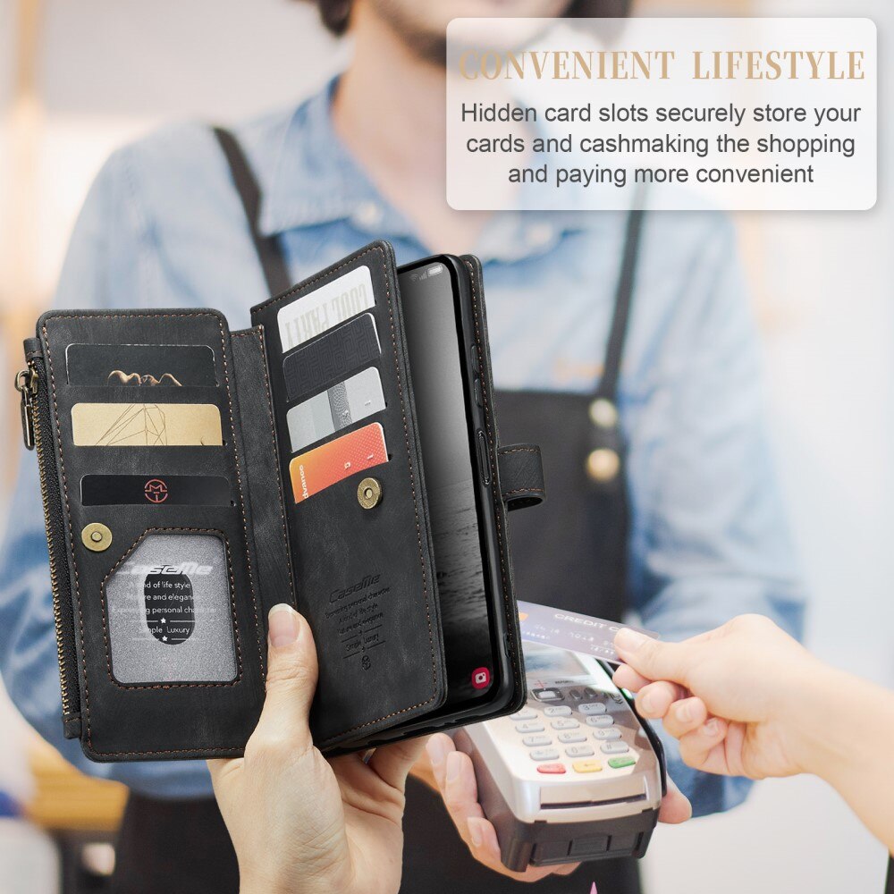 Zipper Wallet Samsung Galaxy A34 Sort