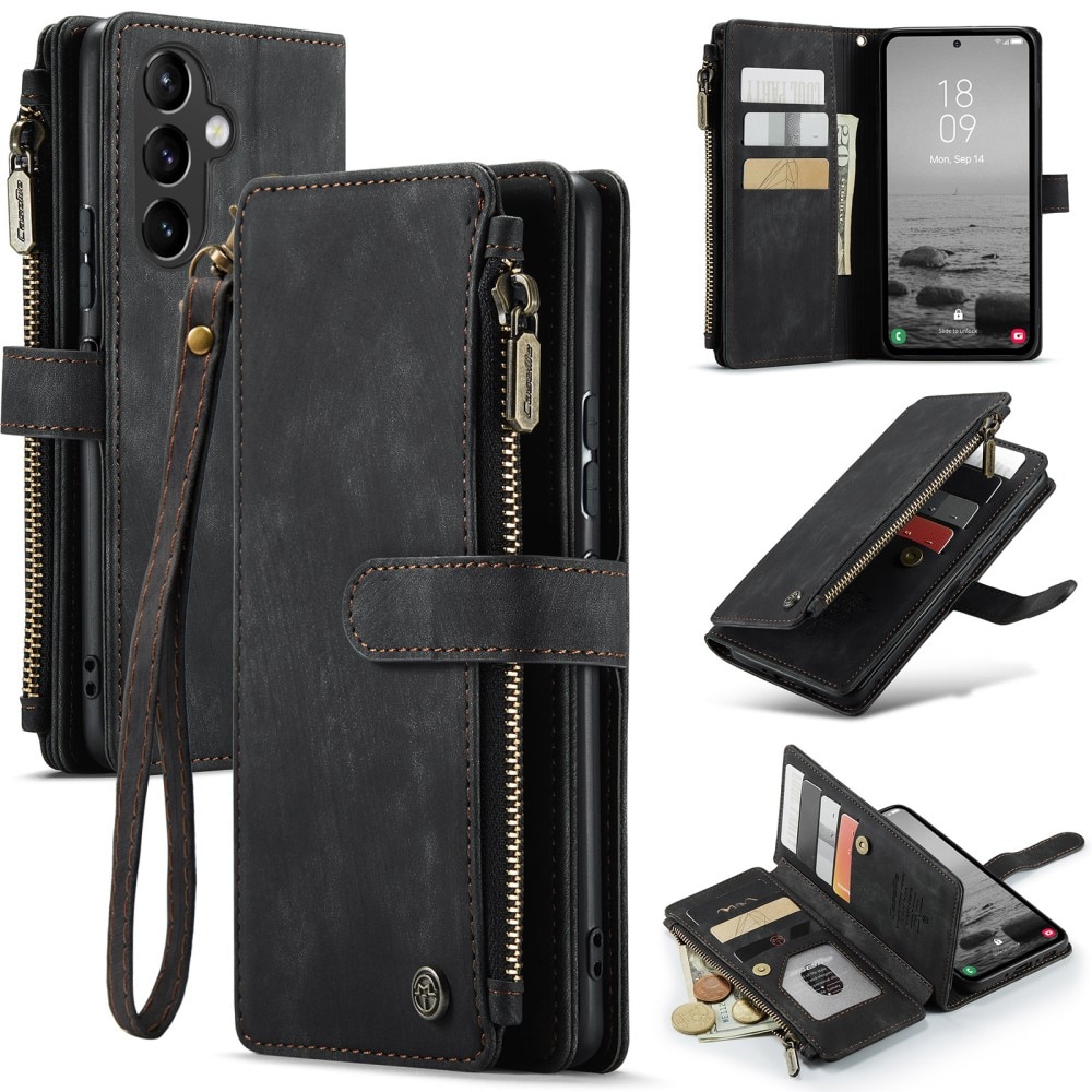 Zipper Wallet Samsung Galaxy A54 sort