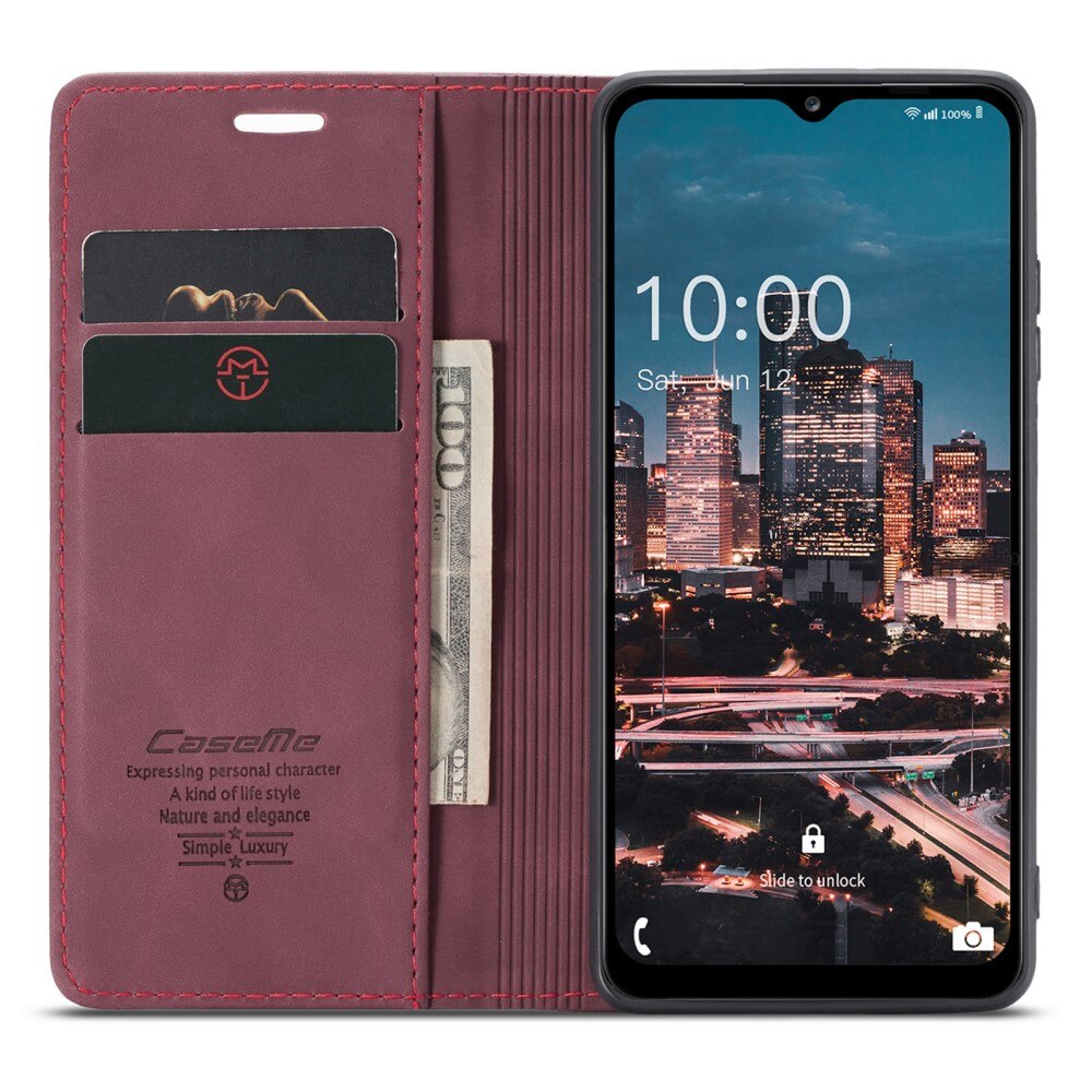 Slim Pung Etui Samsung Galaxy A14 Rød