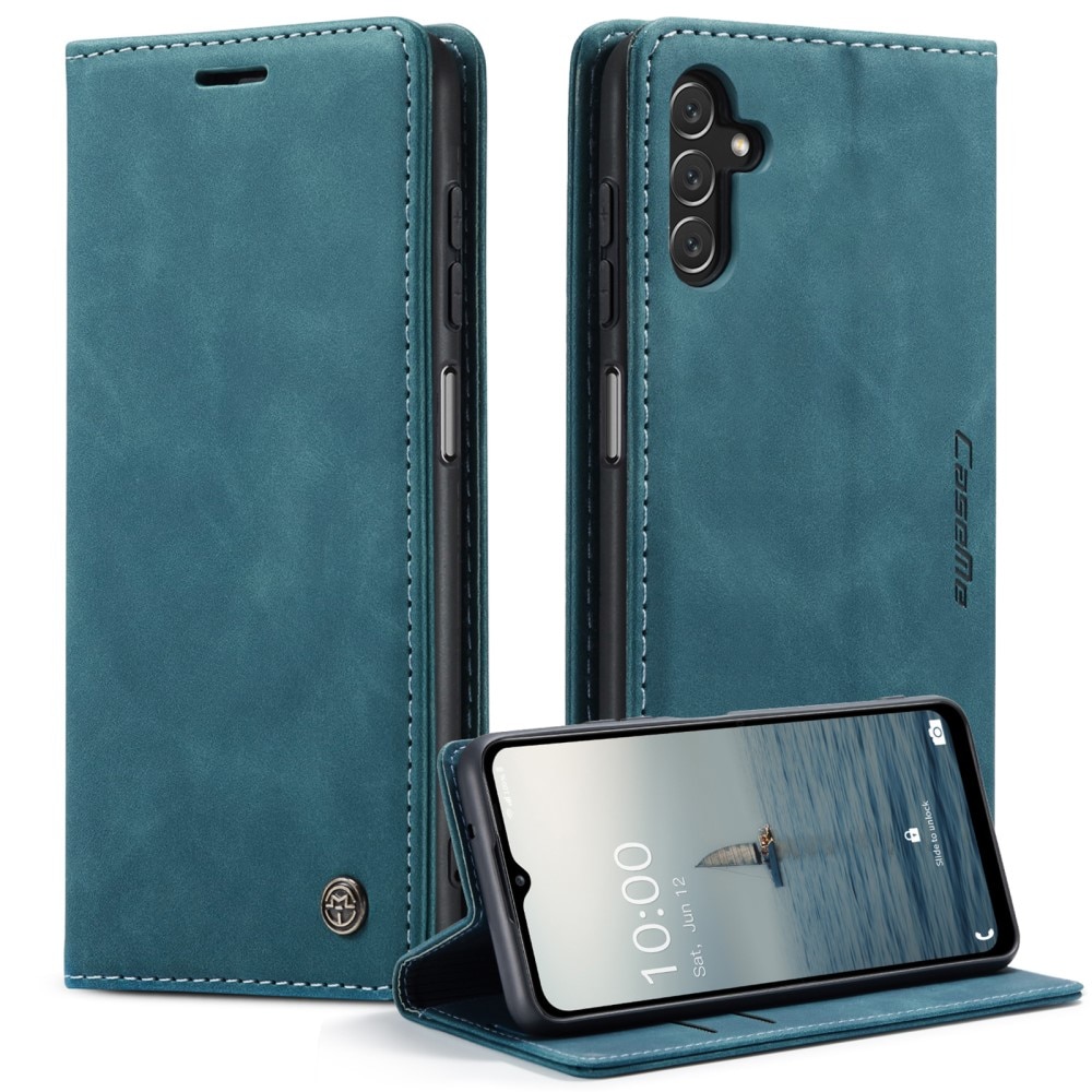 Slim Pung Etui Samsung Galaxy A14 Blå