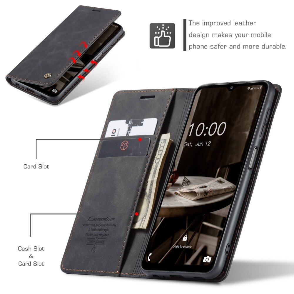 Slim Pung Etui Samsung Galaxy A34 Sort