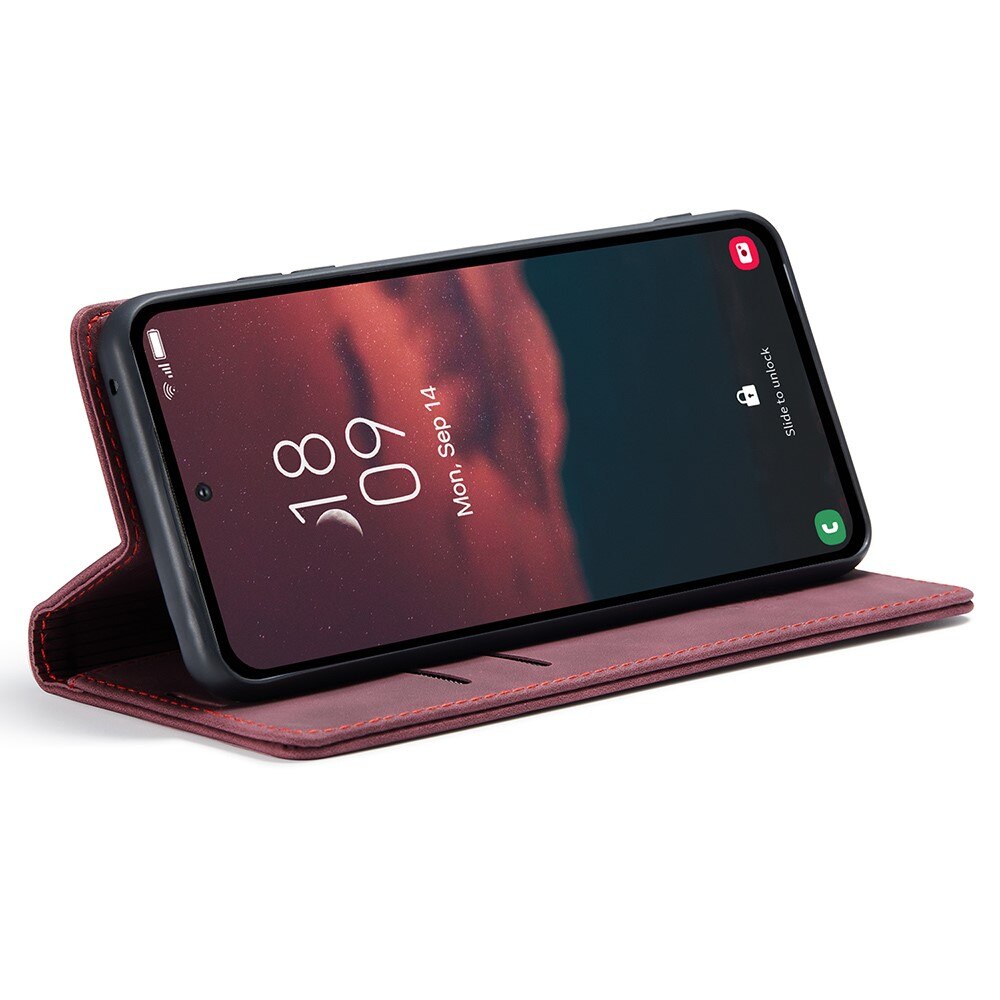Slim Pung Etui Samsung Galaxy A54 Rød