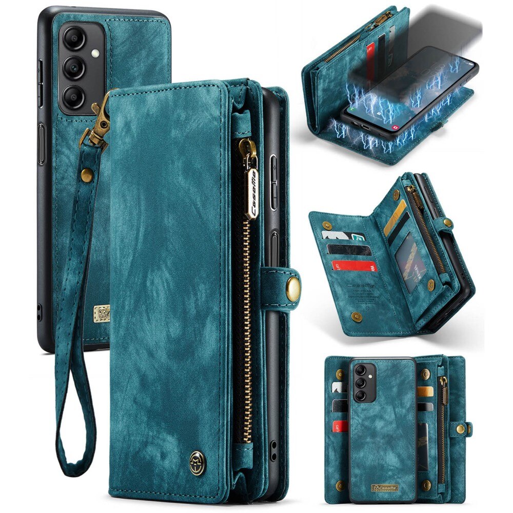 Multi-slot Mobiltaske Samsung Galaxy A14 Blå