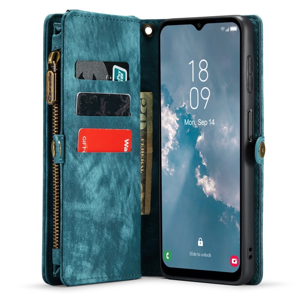 Multi-slot Mobiltaske Samsung Galaxy A34 Blå