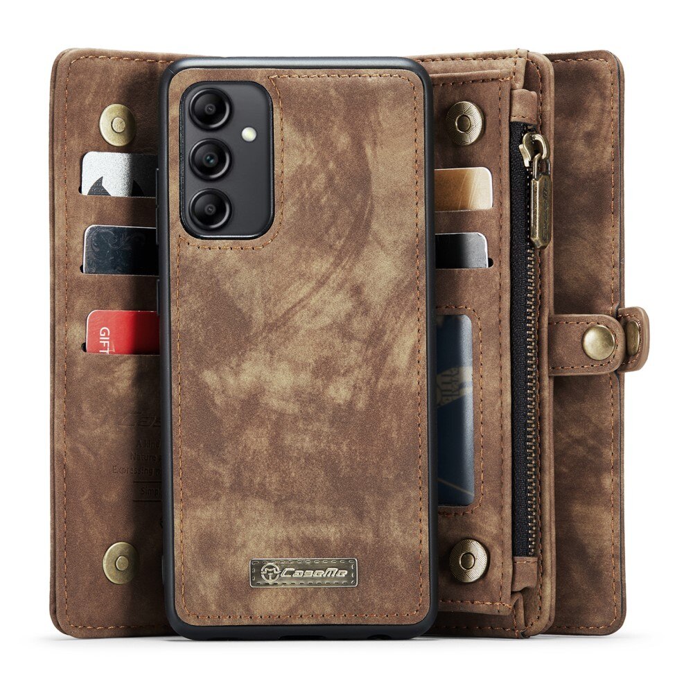 Multi-slot Mobiltaske Samsung Galaxy A34 Brun