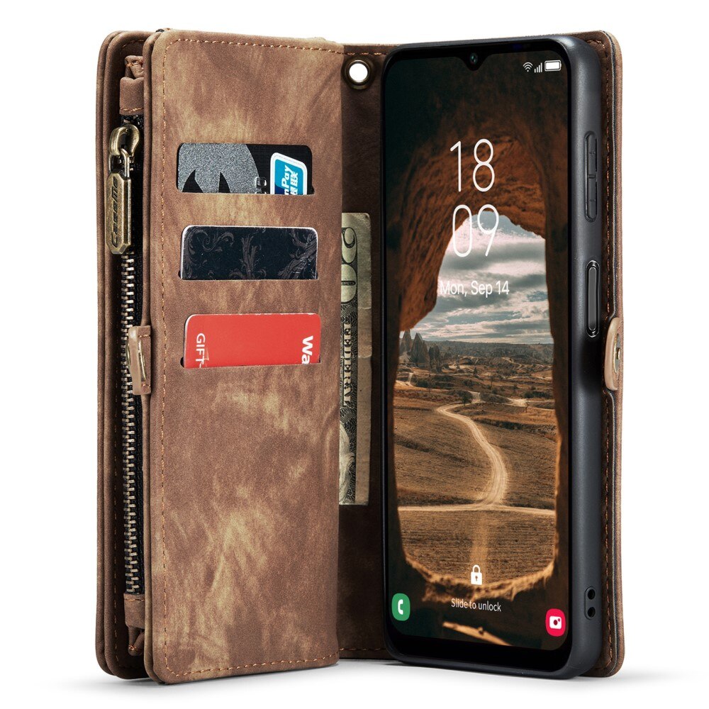 Multi-slot Mobiltaske Samsung Galaxy A34 Brun
