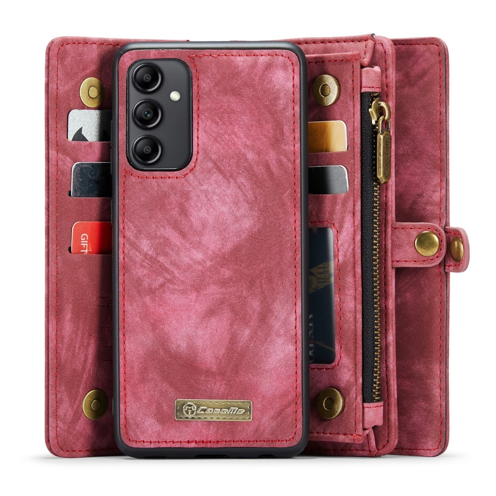 Multi-slot Mobiltaske Samsung Galaxy A34 Rød