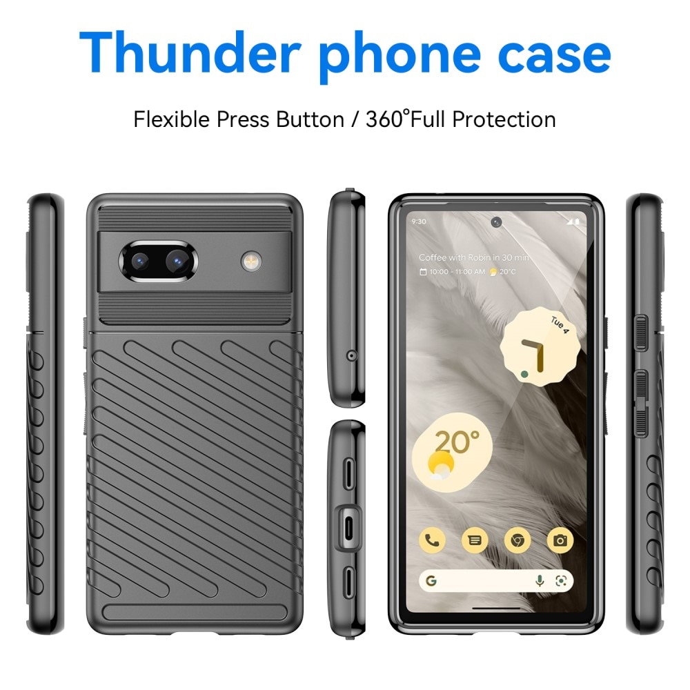Thunder TPU Case Google Pixel 7a sort