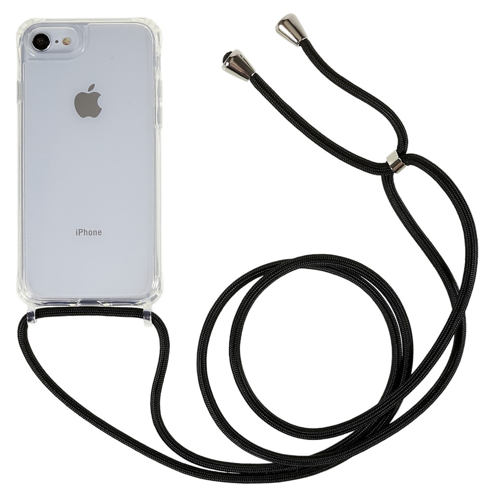 Cover halskæde strop iPhone 7/8/SE gennemsigtig