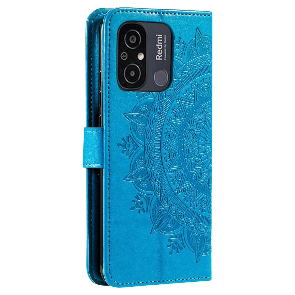 Læderetui Mandala Xiaomi Redmi 12C blå