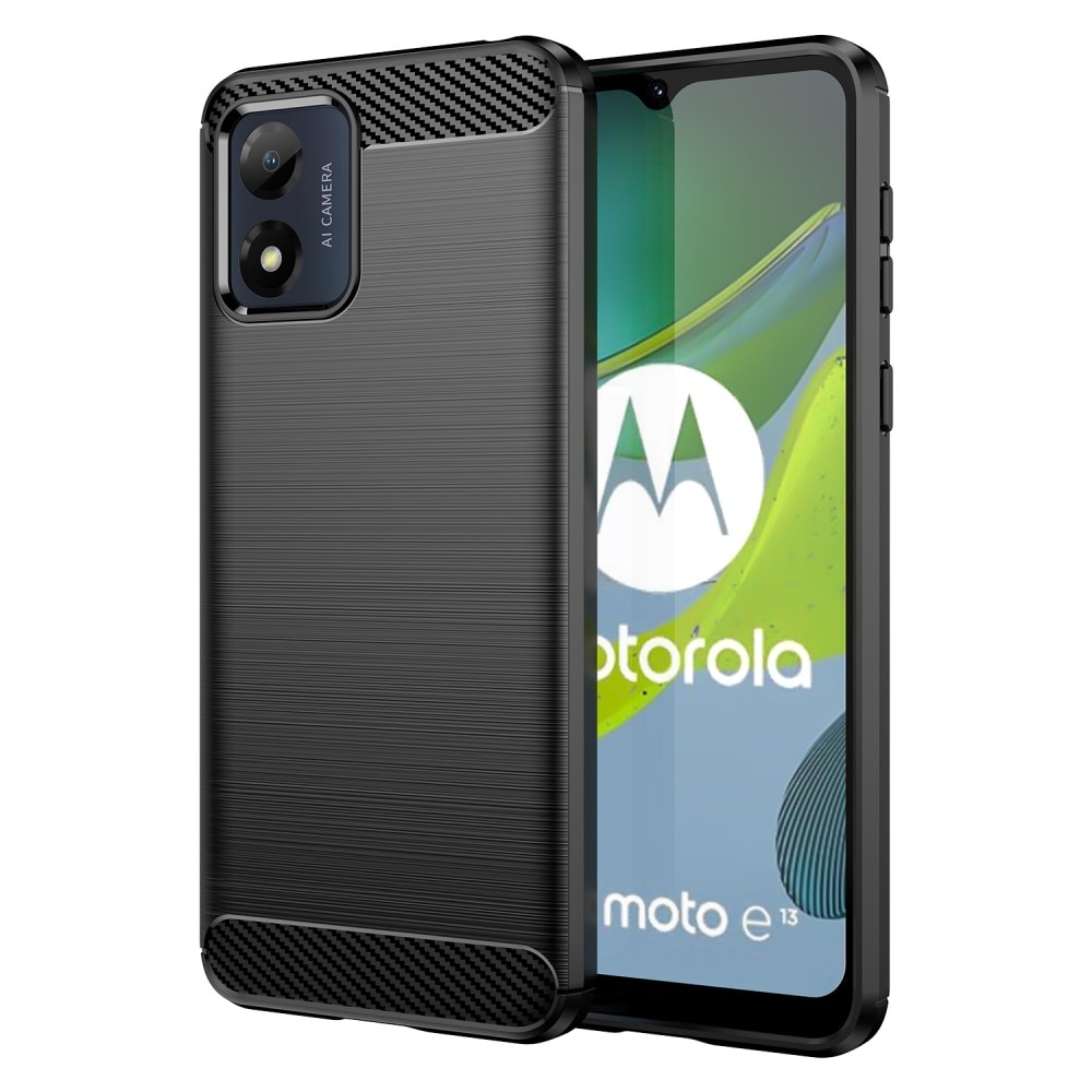 Motorola Moto E13 Cover TPU Brushed Black