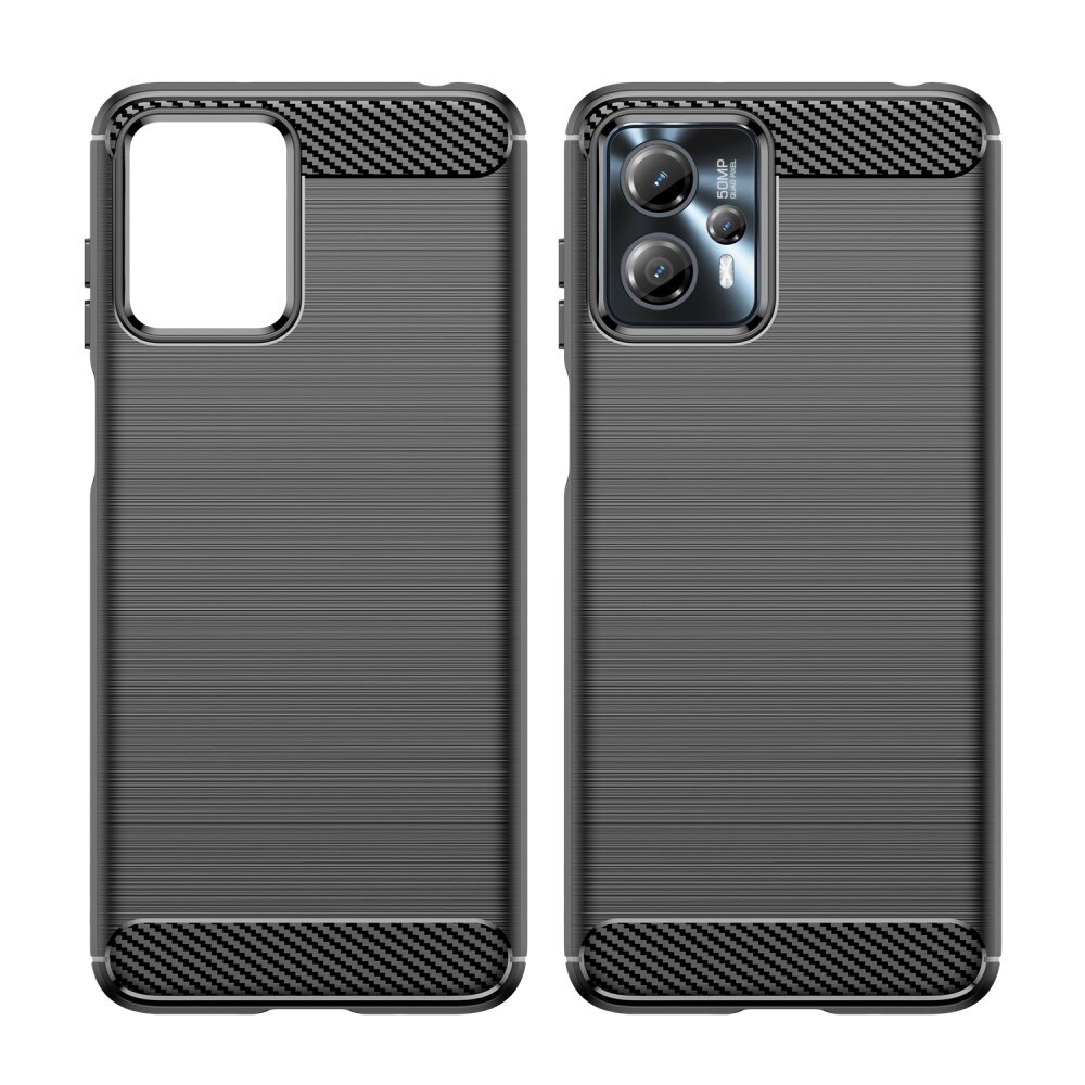Motorola Moto G23 Cover TPU Brushed Sort